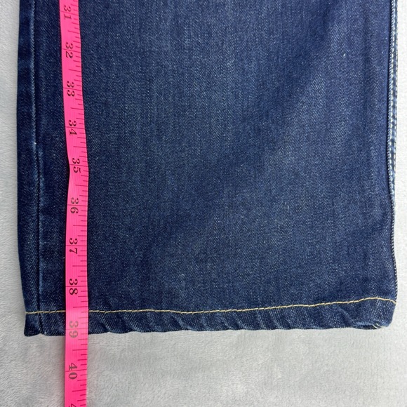 Liberty Blues Dark Wash Denim Jeans Elastic Waist Tall Size 46 x 40 - Picture 9 of 16